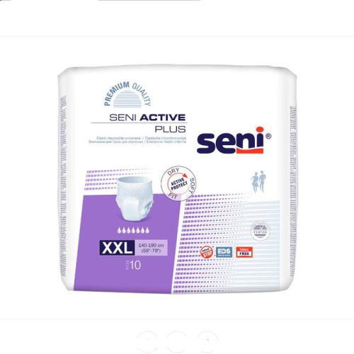 Seni Active Plus Felnőtt-bugyipelenka (méret: XXL) 140 - 190 cm (10 db/cs)