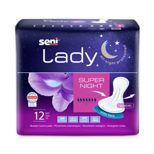 Seni Lady Inkontinencia betét Super, Night (méret: Super Night) (12 db/cs)