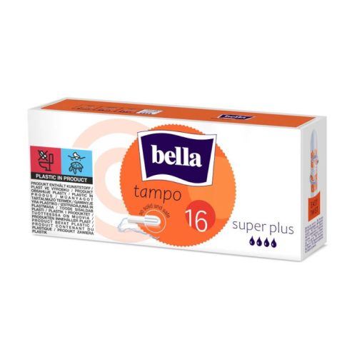 Bella Tampo Tampon Tampo Super Plus, nedvszívó csatornás (méret: super plus) (16 db/cs)