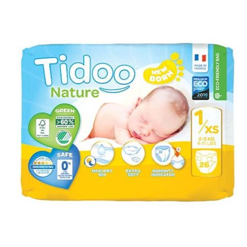 Tidoo pelenka (1-es) 2 - 5 kg (26 db/cs)