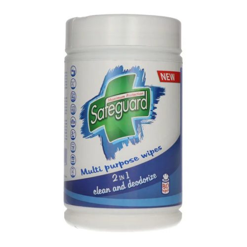 Safeguard Tisztítókendő Dobozban (80 db/cs)