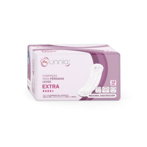 Unnia discreet Lady Inkontinencia betét 33 cm, védőgáttal (méret: extra) (10 db/cs)