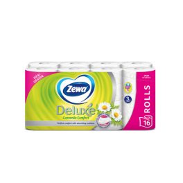 Zewa WC papír Deluxe, Kamillás, 150 lapos (16 db/cs)